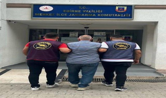 Edirne&#039;de 15 yıl hapis cezasıyla aranan &#039;kasten öldürme&#039; şüphelisi yakalandı