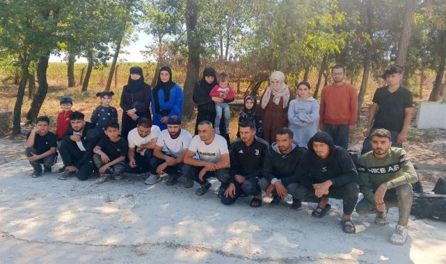 Edirne&#039;de 27 kaçak göçmen yakalandı
