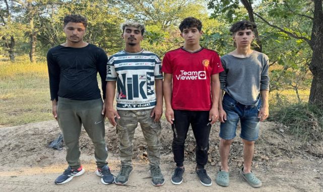 Edirne&#039;de 4 kaçak göçmen yakalandı