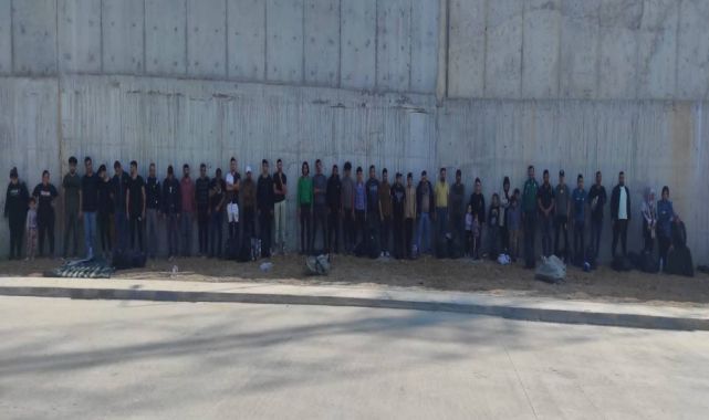 Edirne'de 66 kaçak göçmen yakalandı