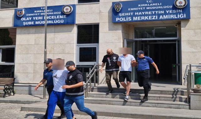 Kırklareli'de aranan 13 hükümlü tutuklandı