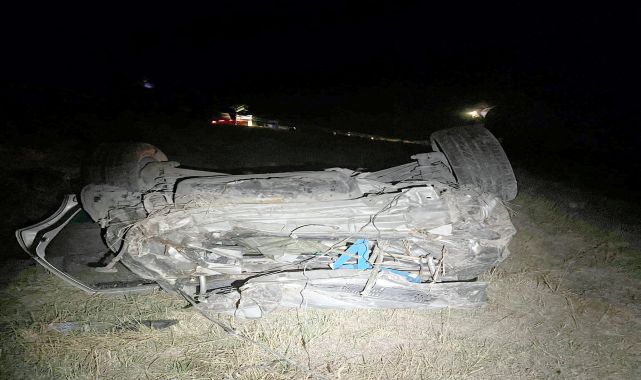 Kırklareli'de otomobil şarampole devrildi; 1 ölü, 3 yaralı