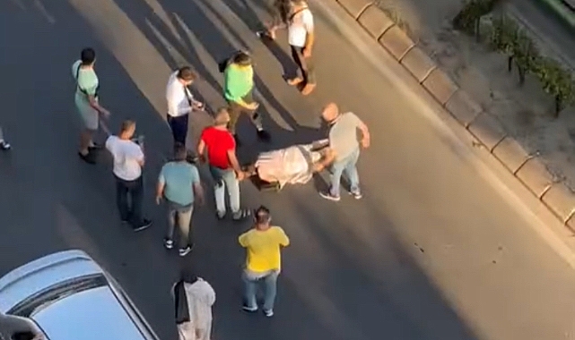 Motosikletin Çarptığı Genç Kadın Yaralandı