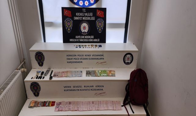 1 milyon TL'lik altın, döviz ve para çalan şüpheli tutuklandı