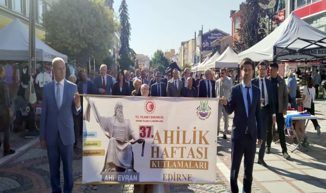 Edirne ve Tekirdağ'da Ahilik Haftası kutlamaları