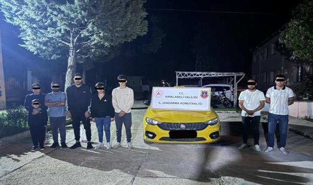 Kırklareli'de 6 göçmen yakalandı; 2 organizatör tutuklandı