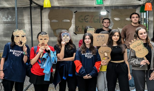 Kırklareli'de öğrenciler antik Yunan maskeleri yaptı