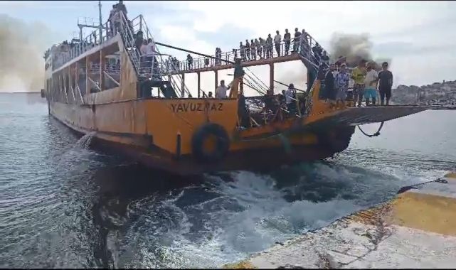 Ro-Ro gemisi, fazla yolcu aldığı gerekçesiyle limanda bekletiliyor