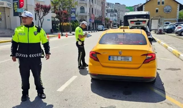 Bandırma'da 335 sürücüye 240 bin TL ceza