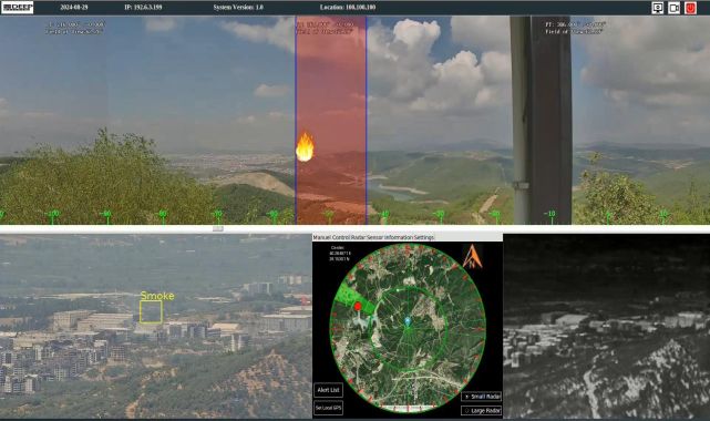 ‘DeepWatcher’ termal radar ile 7/24 ormanlar izlenip, yangınlara erken müdahale edilecek