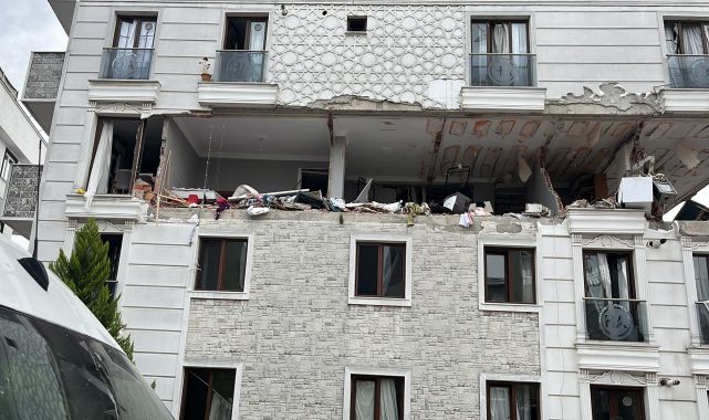 Gebze'de apartmanda doğal gaz kaynaklı patlama; 7 yaralı