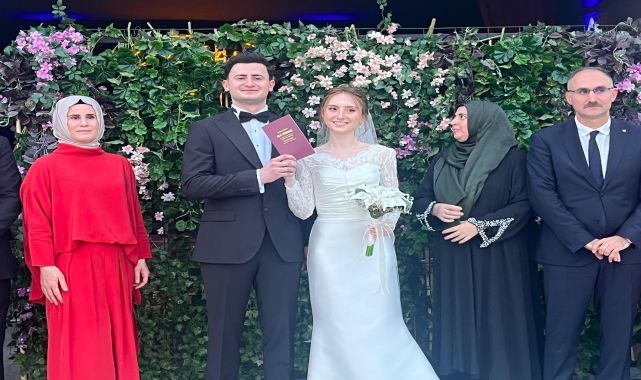 Gençlik ve Spor Bakanlığı Yatırım ve İşletmeler Genel Müdürü Şahin'in kızı dünyaevine girdi