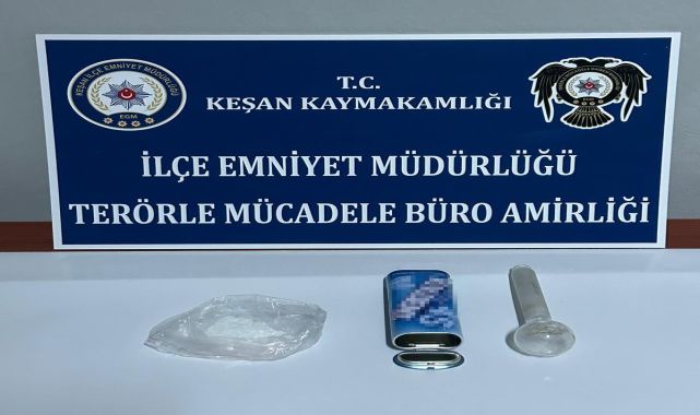 Sakız kutusundan uyuşturucu çıktı