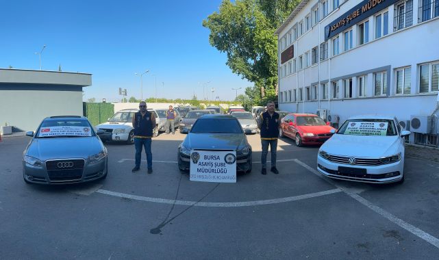 ‘Change oto’ operasyonunda 10 milyon TL değerinde 15 otomobile el konuldu; 3 tutuklama