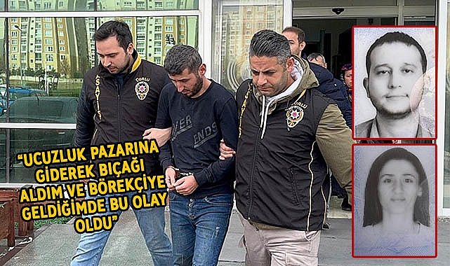 Bıçakla eşini yaralayıp, yanındaki erkeği öldüren şüpheli tutuklandı