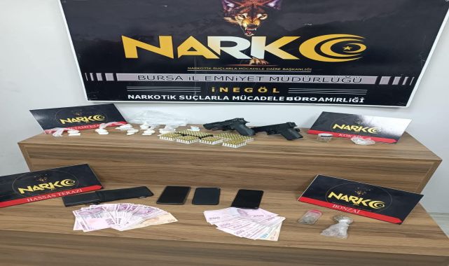 Bursa’da uyuşturucu operasyonu; 3 gözaltı