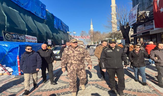 Edirne Emniyet Müdürlüğü, yılbaşında 1515 personelle sahada