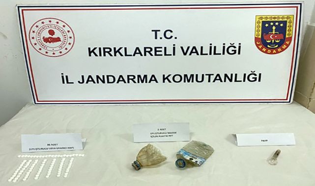 Kırklareli'de çok sayıda uyuşturucu ele geçirildi