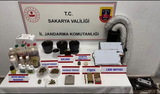 Sakarya'da uyuşturucu ve kaçakçılık operasyonu