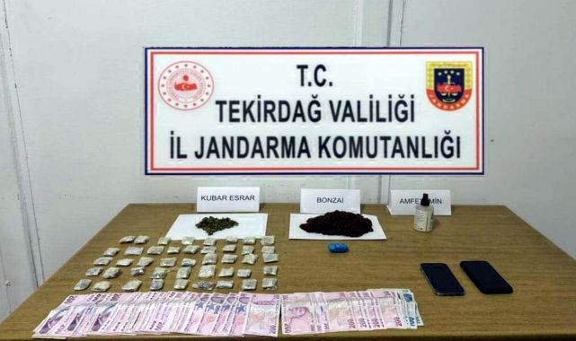 Tekirdağ'da jandarmadan uyuşturucu operasyonu; 8 gözaltı