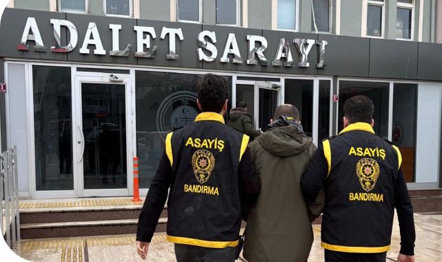 Bandırma&#039;da 2024 yılında, haklarında gözaltı kararı bulunan bin 224 kişi yakalandı