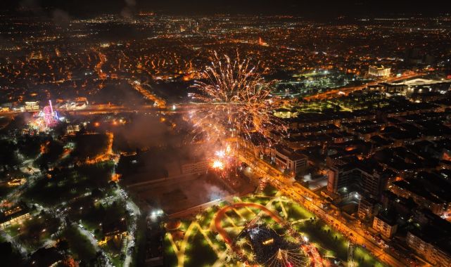 Bursa'da yeni yıl coşkusu