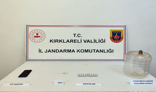 Kırklareli'de çok sayıda uyuşturucu ve sentetik hap ele geçirildi