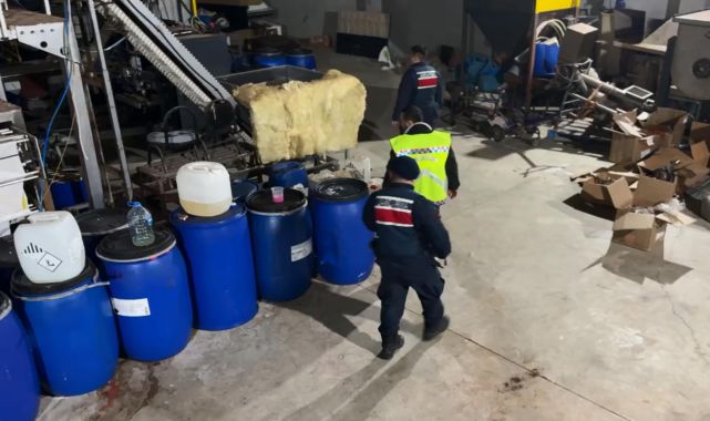 Tekirdağ'da sahte deterjan imalathanesine operasyon