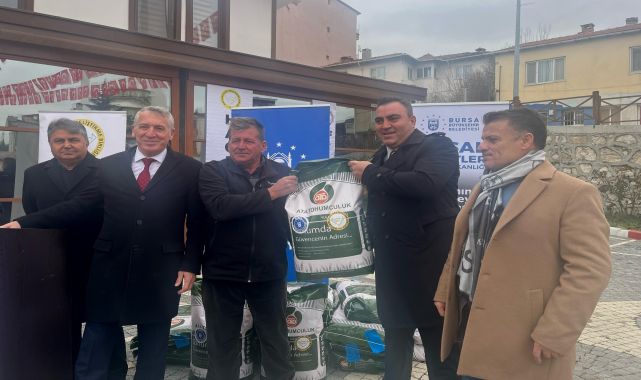 Bursa Büyükşehir Belediyesi’nden çiftçiye tohum desteği