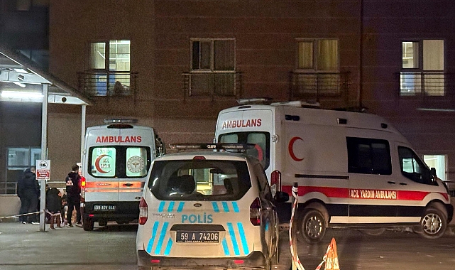 Çorlu'da bıçaklı kavga: 1 yaralı, 2 tutuklama