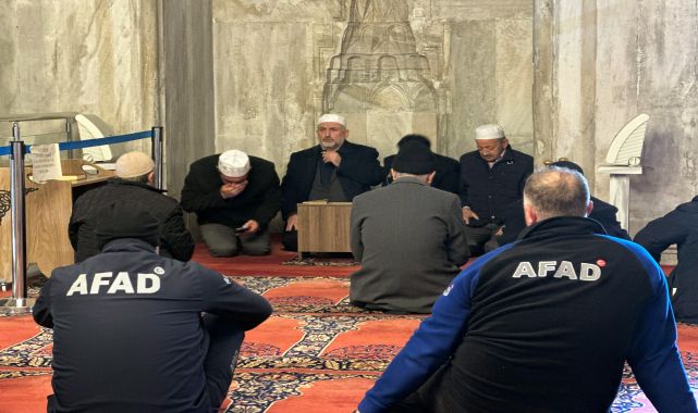 Edirne'de AFAD'dan depremde ölenler için mevlit