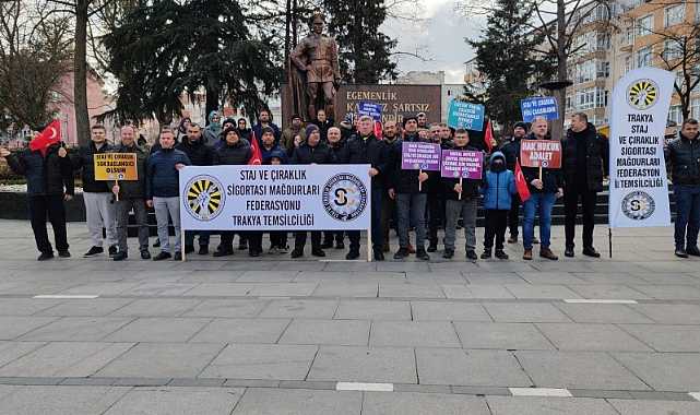 Trakya’daki Staj Mağdurları Çorlu’da Toplandı