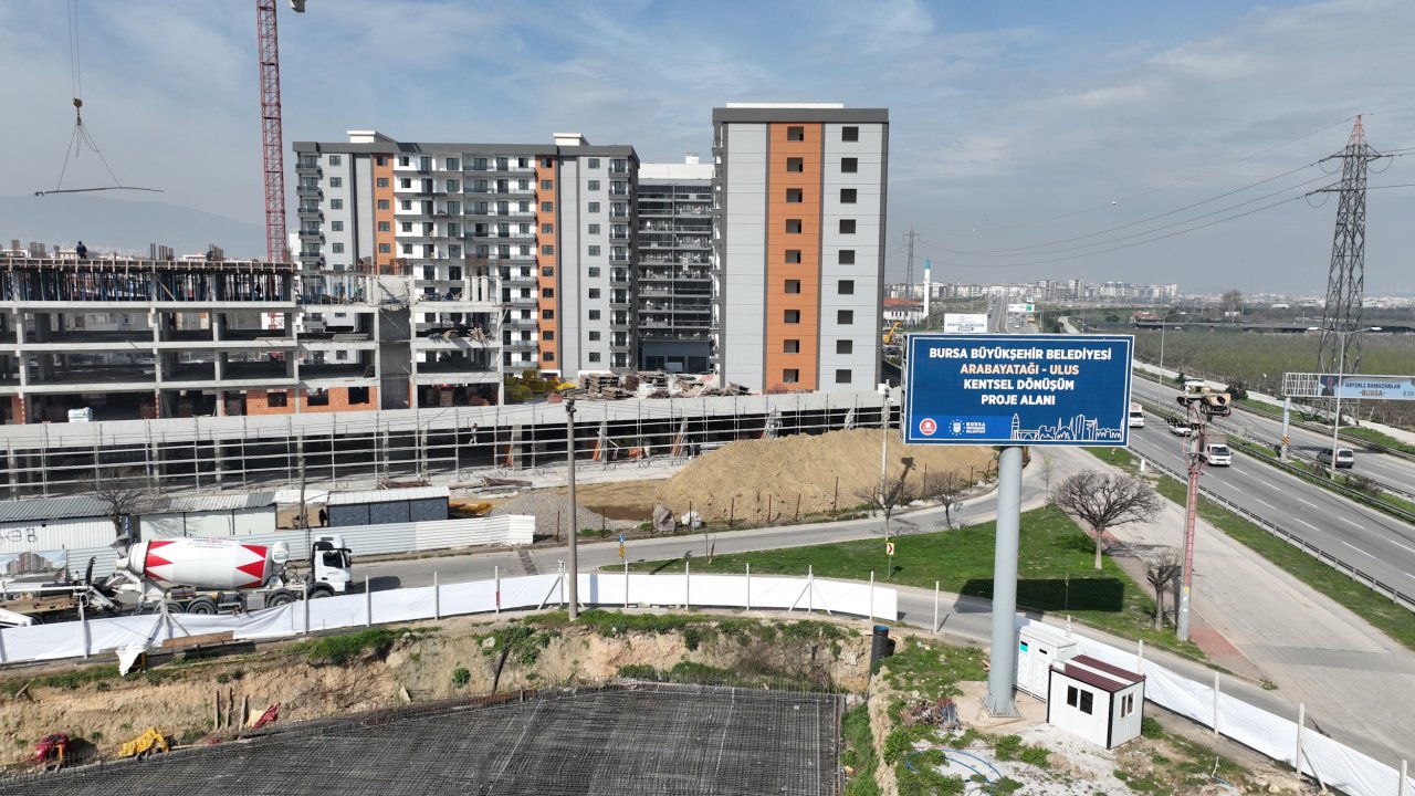 Bursa Büyükşehir Belediyesi, Arabayatağı Mahallesi'nde kentsel dönüşümü başlattı