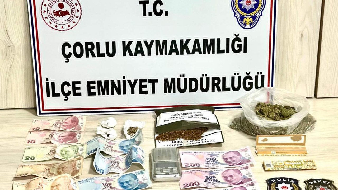 Çorlu'da uyuşturucu sattığı belirlenen şüpheli tutuklandı