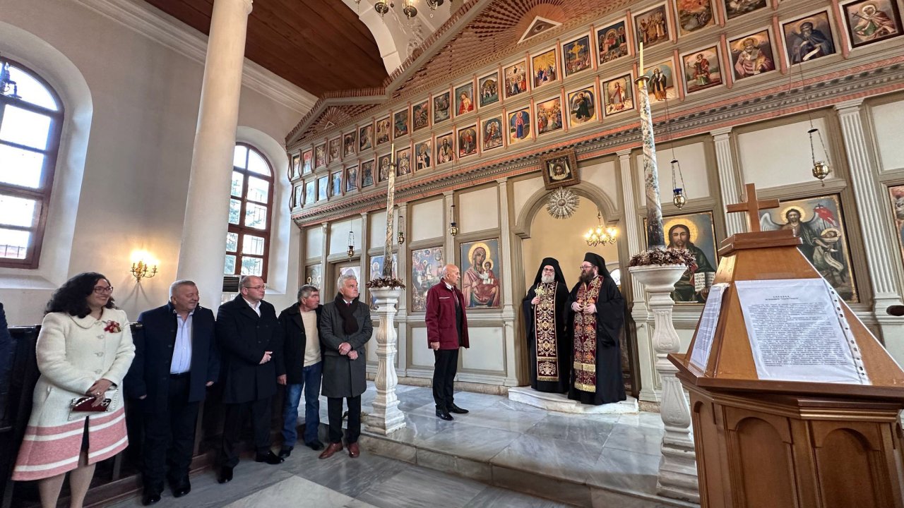 Edirne'de, Sveti Georgi Kilisesi'nde "Bulgaristan Ulusal Günü" ayini düzenlendi
