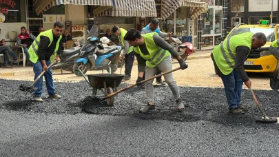 Erdek'te Adnan Menderes Caddesi yenilendi