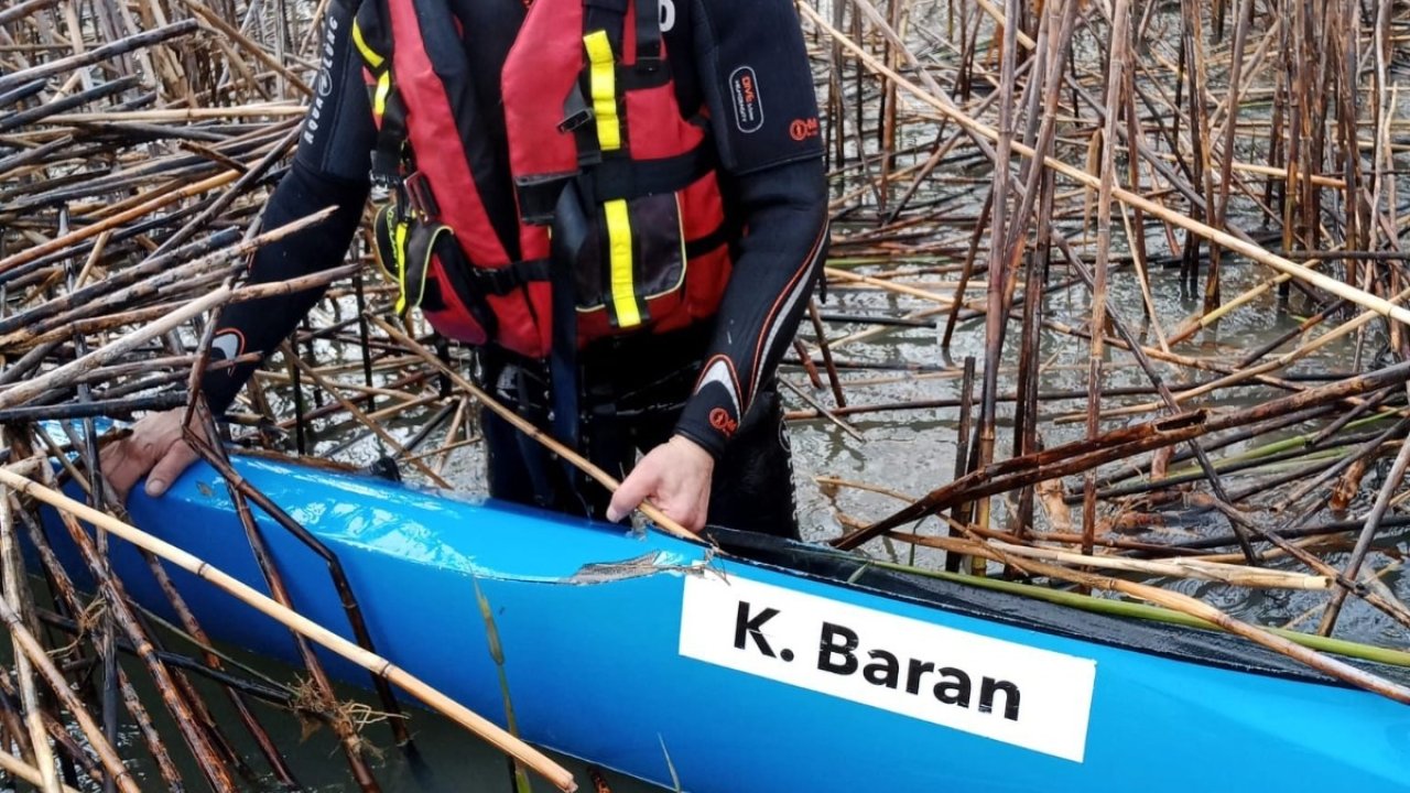 Sapanca Gölü’nde kaybolan Kaan Ege’nin kanosu bulundu