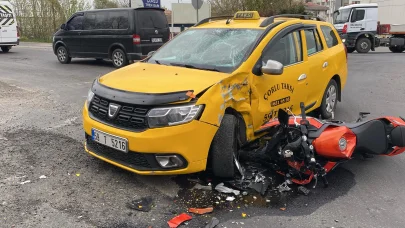 Çorlu'da Feci Kaza! 1 Ağır Yaralı