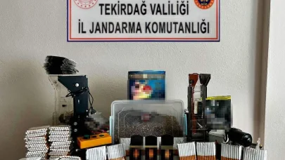 Tekirdağ'da 21 bin makaron ele geçirildi