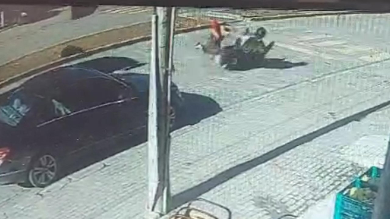 Tekirdağ'da, motosiklet ile yayaya çarptı; 2 yaralı