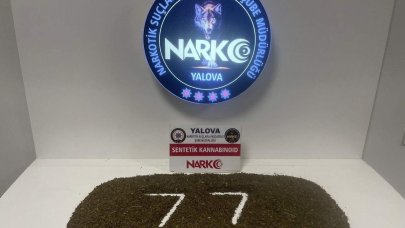 Yalova'da uyuşturucu madde operasyonuna 3 tutuklama