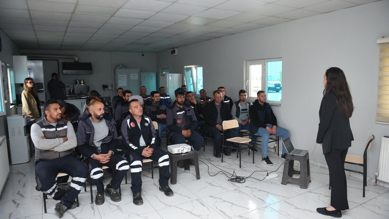BASKİ'den personeline asbestli hat söküm eğitimi