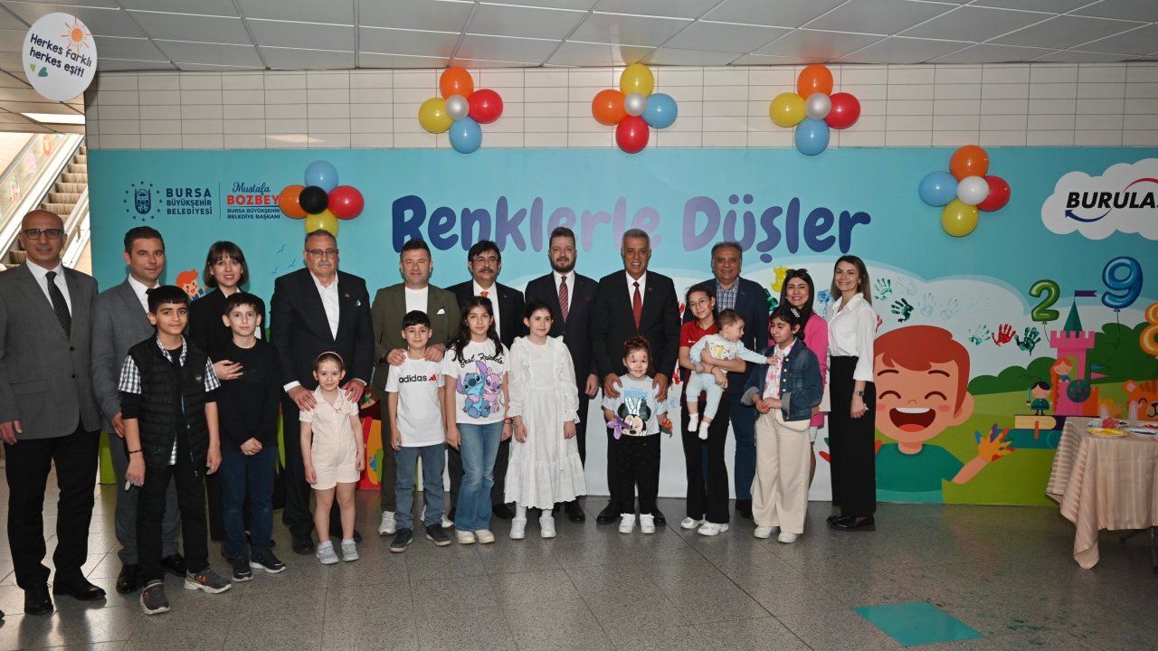 Bursa Büyükşehir Belediyesi 'Çocuk Dostu Metro İstasyonu'nun açılışını gerçekleştirdi