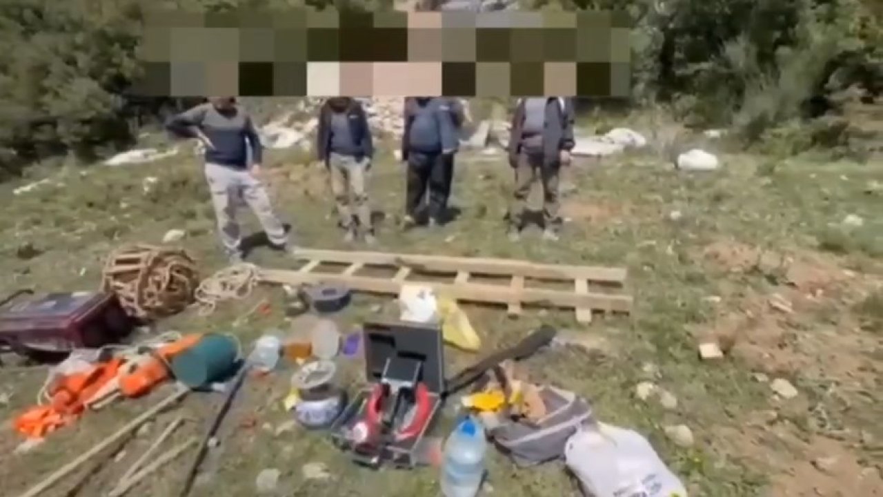 Bursa'da izinsiz kazı yaparken yakalanan 4 şüpheli serbest bırakıldı