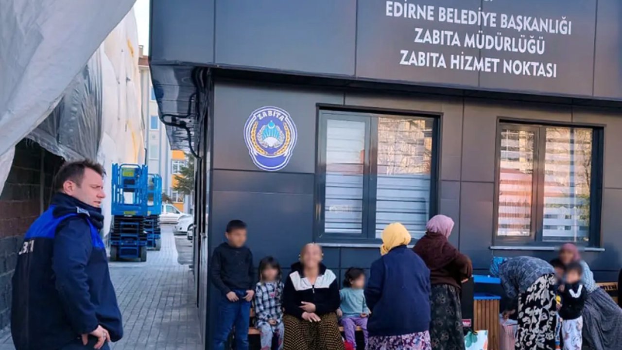 Edirne'de dilenci operasyonu