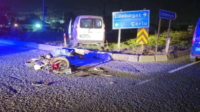 Feci kazada 17 yaşındaki motosiklet sürücüsü öldü