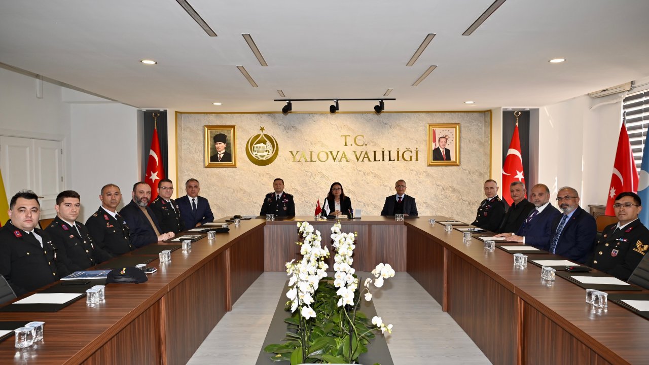 Jandarma Asayiş Vakfı Yalova Temsilciliği ilk toplantısını yaptı