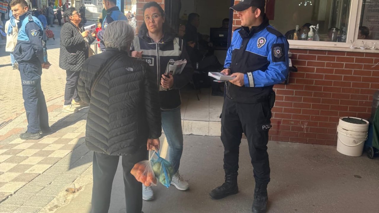 Karacabey’de polis ekipleri KADES uygulamasını tanıttı