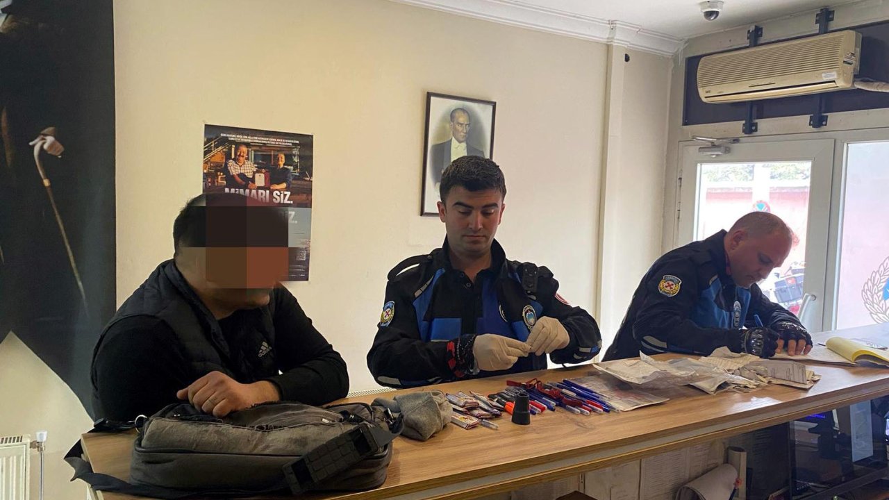Kırklareli'de kendisini engelli tanıtan dilenci yakalandı