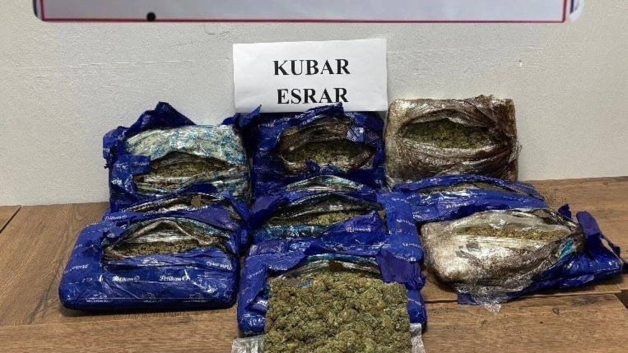 Otobüste 7 kilo esrarla yakalanan yolcu tutuklandı